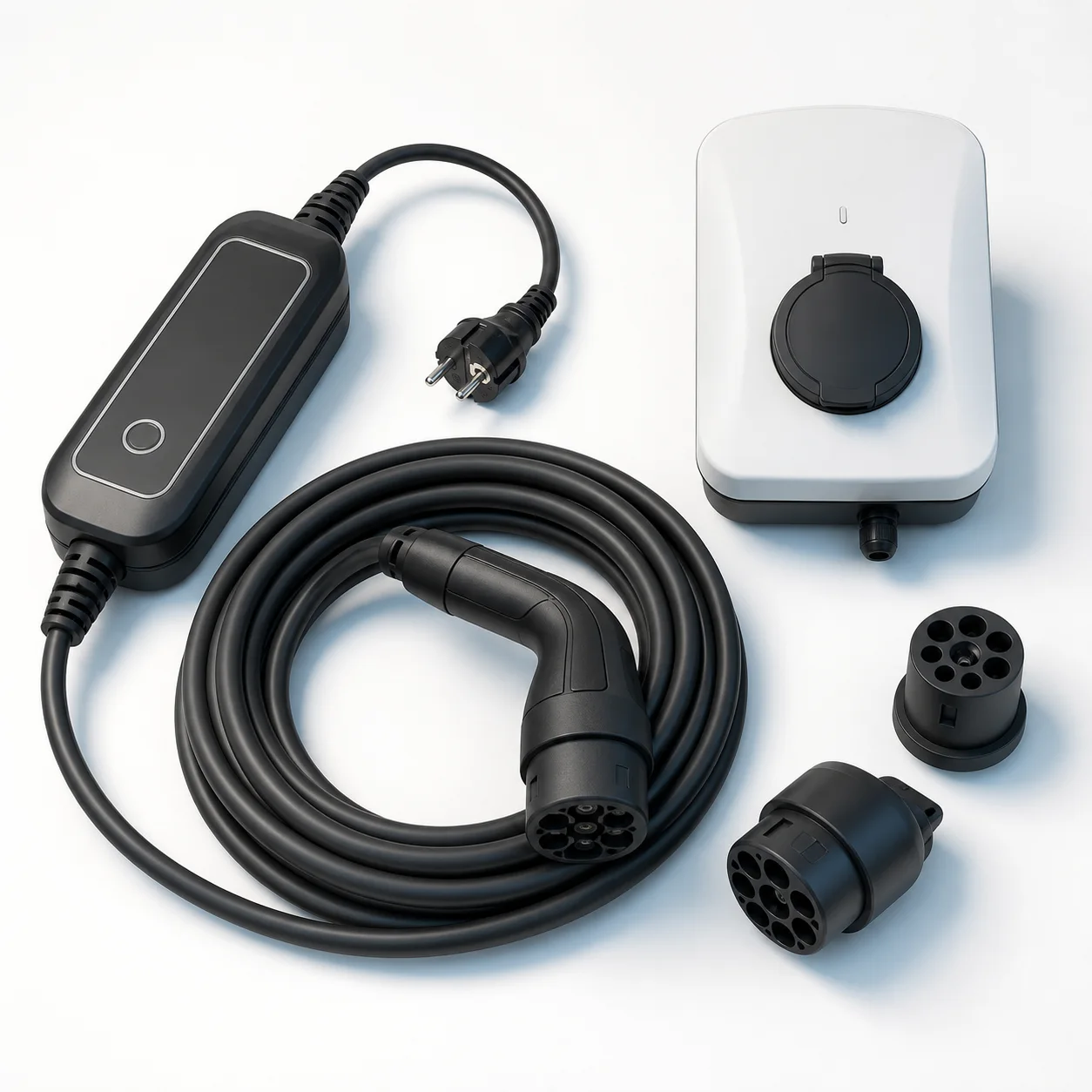 Portable electric vehicle charging equipment